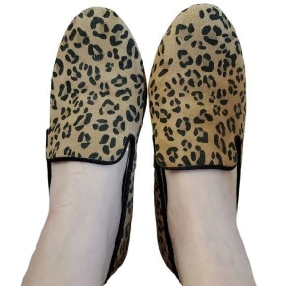 Steve Madden Flats Loafers Slip On Shoes Leopard Print Leather Women's WOMAN'S 7 - Picture 16 of 16